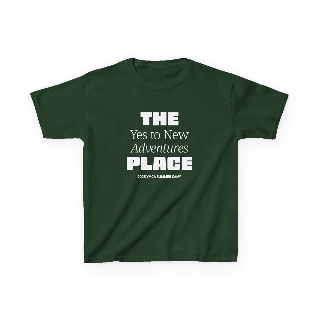 Tampa YMCA 2026 Kids Summer Camp Tee — “Yes to New Adventures”