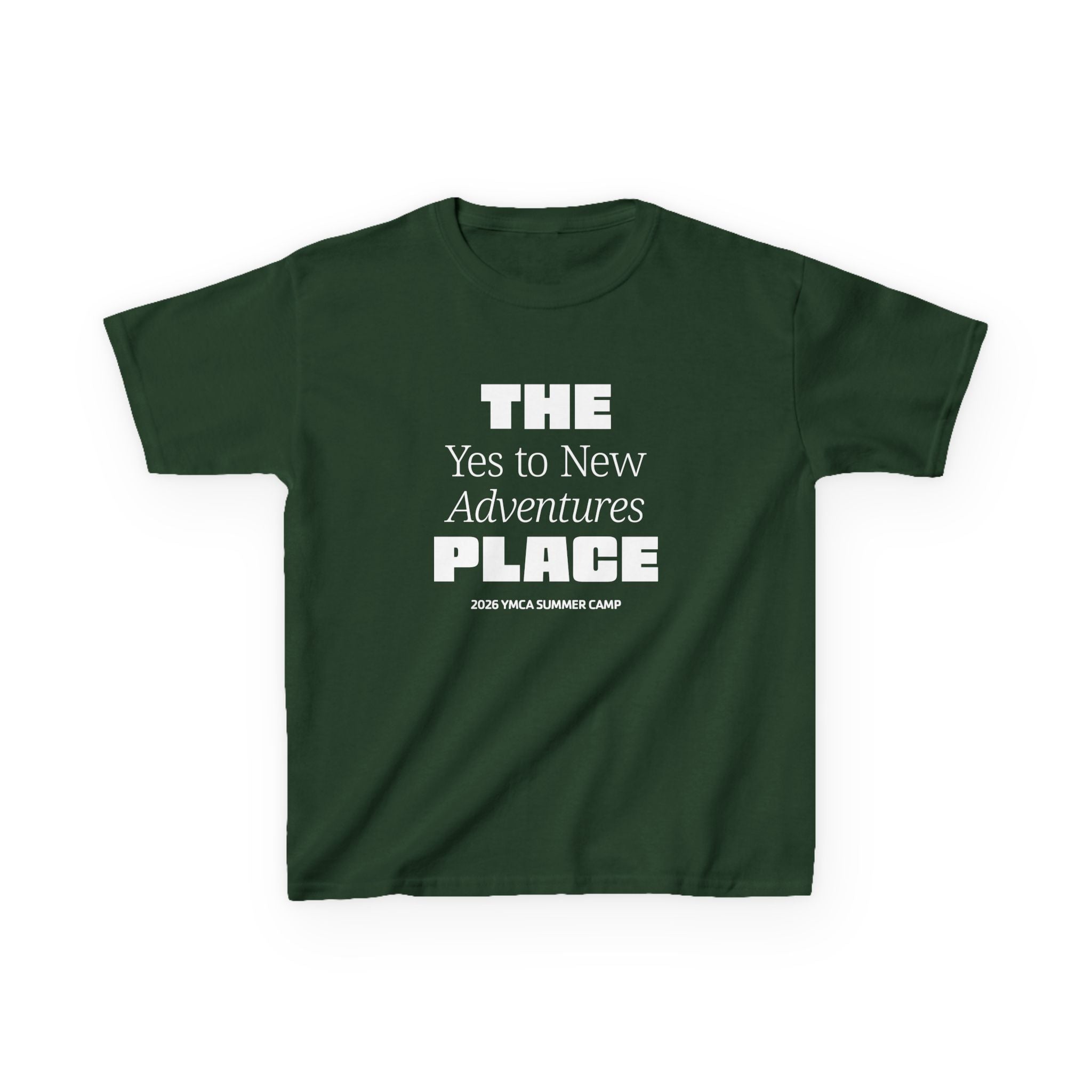 Tampa YMCA 2026 Kids Summer Camp Tee — “Yes to New Adventures”