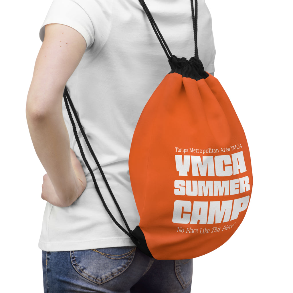 Tampa YMCA 2026 Summer Camp Drawstring Bag — YMCA Summer Camp Logo
